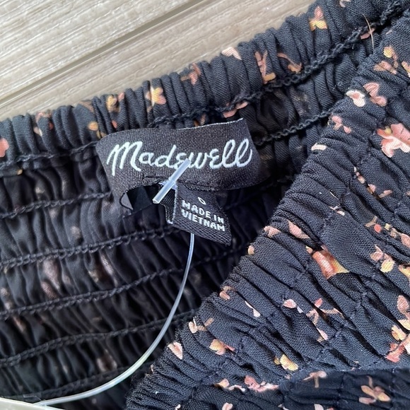 NWT Madewell Curved Lucie Smocked jumpsuit - Picture 7 of 7